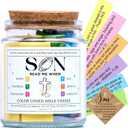 Bible Verse Jar for Son  92 Scriptures for Strength, Wisdom & Encouragement | Christian Easter Gift for Young Men or Teen Boys | Faith-Based Spiritual Jar | Thoughtful Graduation/Easter Gift for Him