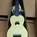 Kala Brand Music Co. The Waterman Beach Collection, 4-String Ukulele, Right, Starlight Yellow, Soprano (KA-WMG-YL-S)