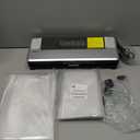 Bonsenkitchen Vacuum Sealer Machine | Compact Food Sealer for Kitchen Storage & Meal Prep | Multiple Modes | External Vacuum System | 5 Bags, Silver