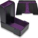 Forged Dice Co. - The Keep - Compact Folding Magnetic Dice Tower & Tray - Purple