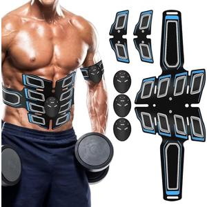 Fitness Belt, Portable Ab Machine,Abdominal Toning Belt Fitness Workout Equipment for Men Woman Abdomen/Arm/Leg Home Office Exercise