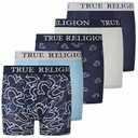 True Religion Boys Underwear 5 Pack Boxer Briefs for Boys 6-18 Durable Stretch Breathable Moisture Wicking, Size L