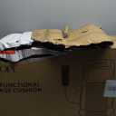 belhope Shiatsu Neck and Back Massager with Heat, 4D Kneading Back Massager for Pain Relief Deep Tissue, Comfortable Back Massage for Chair, Massage Mat for Home Office, Gifts for Women Men Parents