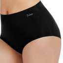 Womens Underwear Seamless Full Coverage Breathable Briefs No Show Silky Stretch High Waisted Ladies Panties 5 Pack M