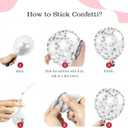 Red and Black Silver Balloon Arch Garland kit, 18/12/10/5 inch Red and Black Metal Silver Latex Balloon Set with Confetti Balloons for Graduation Baby Shower Wedding Birthday Anniversary Bachelorette