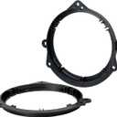 Scosche SAKA656 5.25-6.5 Speaker Adapters Compatible with Select 2004-2009 Kia Spectra - Adapter for 5 1/4' to 6 1/2' Car Door Speakers - Sold in Pairs - Does Not Fit Oversize 6.5', 6.75' or 6X9'