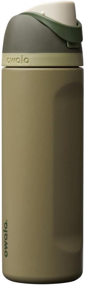 Owala FreeSip Insulated Stainless Steel Water Bottle with Straw, BPAFree Sports Water Bottle, Great for Travel, 24 Oz, Off Road