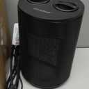 GiveBest Space Heater, 1500W Portable Heaters for Indoor Use, PTC Ceramic Heater with Heating and Fan Modes, Overheat & Tip-Over Protection, Ideal for Bedroom, Office & Desk Use, Black