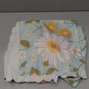 Eikione Rectangular Tablecloth 55x70In, Daisy Washable Tableclothes Outdoor Durable Table Cover for Party Picnic Dinner Decor