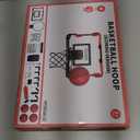 TEMI Indoor Basketball Hoop for Kids, Door Room Basketball Hoop,Mini Basketball Hoop with 4 Balls, Basketball Toys for 3 4 5 6 7 8 9 10 11 12 Year Old Boys