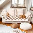 Dog Couch Cover Protector, Couch Covers for Sofa, Velvet Soft, Non Slip, Washable (Brown, 27.6 * 59.1inch)