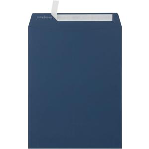 LUXPaper 10 x 13 Open End Envelopes | Peel & Press | Navy Blue | 80lb. Text | 50 Qty