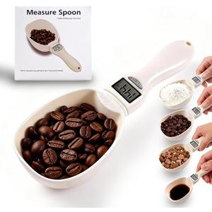 Handheld Electronic Measuring Spoon, Digital Measuring Spoon with Unit Conversion Function 800g/0.1g High Precision, LED Display, 2026 New Food Scale Scoop for Weighing Baking Cooking