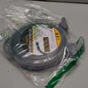 A Anleolife 1-Pound Heavy Duty Sawtooth 140-mil-by-108-ft Dual Core String Serrated Trimmer Line Donut for Walk Behind Wheeled Mowers with Built-in Line Cutter, 1-lb Sawtooth .140