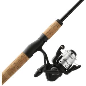 Shakespeare Cirrus 6'6" Spinning Fishing Rod and Reel Combo, 2-Piece Graphite Rod Blank, Size 30 Spinning Reel, Pre-Spooled with Monofilament Fishing Line, 30 Reel Size - 6'6" - Medium - 2pc