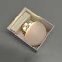 Gingko 7 Colour Changing RGB Alice Mushroom Lamp, Mood Light and Night Lights, Long Life Battery, USB-C Charging, 3 Light Modes, FSC Certified Wood with Frosted ABS Shade (White Ash, Super Mini)