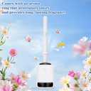 Disposable Toilet Brush,with 24 Refill Heads and Holder,Clean Brush Starter Kit,with 1 Toilet Wand, 1StorageCaddy and,3Fragrant Tablet, Toilet Wand Kit,Deep Cleaning Bathroom.