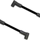 PARTSRUN 2PCS Performance Premium Marine Spark Plug Wire 6" for OMC Johnson Evinrude Spark Plug Wire Leads Sierra 18-8816-1 ZF478V