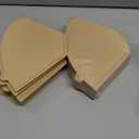 200 Count #4 Cone Coffee Filters 8-12 Cup, Unbleached Natural Coffee Paper Filters, No Blowout, Disposable Coffee Filter for Pour Over and Drip Coffee Maker