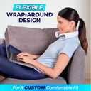Arctic Air Freedom Touch Personal Neck Fan, 3-Speed Rechargeable Cooling Device, Long-lasting, Lightweight Portable Neck Cooler, Flexible Band & Thermo-Electric Cooling Plate for Hot Weather