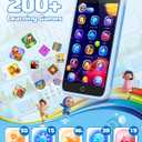 Kids Smart Phone, 3.97" Touchscreen Learning Toy with Dual Camera, 210+ Games, 190+ Drawing Activities, and 45+ Fun Stickers, 8GB Kids Cell Phone, Perfect Birthday for Ages 3-12