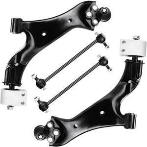 Front Lower Control Arm with Ball Joint for Chevy Equinox 2010-2017, for GMC Terrain 2010 2011 2012 2013 2014 2015 2016 2017 + Stabilizer Sway Bar End Suspension Kit K750188 K750189 4PCS