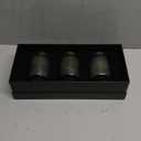 Set of 3 Premium Scented Soy Candles Gift Set | Dusk to Dawn Collection - Canadian Cedar, Black Amber & Sandalwood | Crackling Wood Wick | Luxury Candles for Relaxation, Home Dcor, Gifts | 9.8oz Each