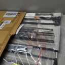 29"-40" Baby Gate for Stairs, Auto Close Stroller Friendly Dog Gate Indoor for Doorways, Pressure Mounted Baby Gate, Easy Walk Through Gate for Children & Pets, Black