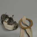 #2 Kerosene Lamp Burner / Chrome Plated Burner /Paraffin Lamp Replacement Parts / Oil Lamp Chimney Holder for Antique Hurricane Lamps with 3 Pcs Wicks(Silver)