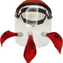 Hummingbird Feeder Hummingbird Mask Feeder,Face Masque Feeder Hummingbird Face Cover Wild Bird Feeder for Yard Garden Patio, 3 Feeding Ports, 26cmx28cm