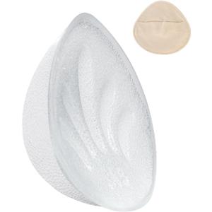 Lightweight Mastectomy Prosthetic Breast, Breathable Silicone Breast Form Bra Enhancer for Women Cosplay(1 Piece) (4#(Cup B), Transparent)