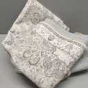 Washable Large 9x12 Area Rug - Living Room Oriental Non Slip Soft Rugs Indoor Low Pile Stain Resistant Carpet for Bedroom Dining Room Farmhouse Distressed Thin Home Decor Floor Mat (9x12 Beige)