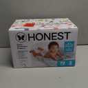 The Honest Company Comfort Dry Disposable Daytime Diapers for Sensitive Skin, Hypoallergenic, Fragrance-Free, Multi-Colored Giraffes + Barnyard Babies, Club Box, Size 2 (12-18 lbs), 72 Count