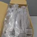 12 Pack Acrylic Shelf Dividers, Clear Shelf Divider for Closet Organization, Closet Shelf Separators for Clothes/Purses, Wood Shelves Organizers in Bedroom, Kitchen, Office, Cabinets, Bathroom Storage