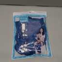 Newborn Baby Knotted Gown, Super Soft Silky Infant Long Sleeve Sleeper for Baby Girl and Boy Sleeping Bag with Mittens and Hat & Bowknot Set (Extra Long), Newborn Coming Home Outfit