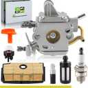 1137-120-0650 Carburetor Fit for Zama C1Q-S258 Stihl MS192 MS192T MS192TC Chainsaw Carb with Tune Up Kit