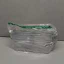 Havawish 2 Set Ice Bin and Flexible Scoop Set Plastic Freezer Ice Bin with Pull Out Handle Clear Storage Bucket for Container with Bucket Scoop(Grey,10.83 x 4.92 x 4.33 in) (Gray)