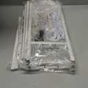 Simple Houseware Water Bottle and Travel Mug Cabinet Adjustable Storage Rack Organizer, White