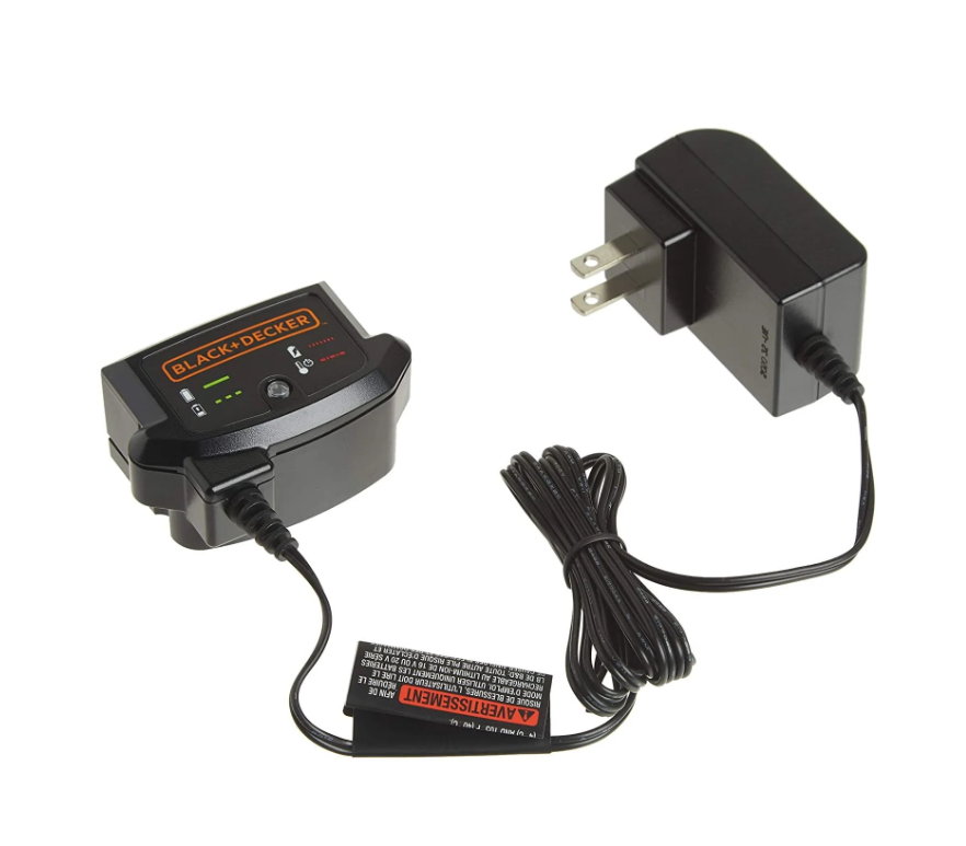 BLACK+DECKER 20V MAX Lithium Battery Charger, Compatible with 12V and 20V Battery, Battery Sold Separately (LCS1620B)