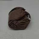Leather Look RV Dinette Cushion Covers, Stretch Camper Cushion Slipcovers for Travel Trailer Couch RV Booth Seat, Replacement Camper Sofa Chair Protector (2 Backrest Cover & 2 Bench Cover,Brown)