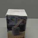 JefDiee Inflatable Foot Rest Pillow, Kids Airplane Bed, Adjustable 3 Layers Height Leg Rest Pillow, Airplane Travel Essentials Great for Office, Home, Trains, Cars (Grey)