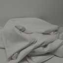 10 Yards Cotton Muslin Fabric Textile Unbleached Natural Cotton Fabric Bleached or Unbleached Muslin Cloth 63 Inches Wide Roll Backing Material Quilting Sewing Draping(White)