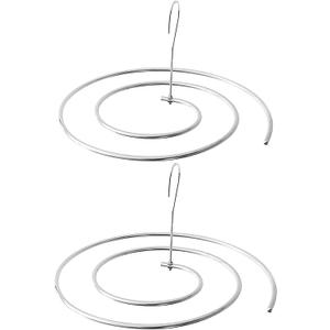 Pack of 2 Spiral Sheet Hanger, 304 Stainless Steel, Hangers Space Saving for Bedspreads Coverlets Mattresses Tablecloths Sofa Covers Blankets Shawls Scarfs Capes