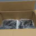 BesLowe 2-Pack Outdoor Light Fixtures Wall Mount, Waterproof Exterior Wall Lanterns Porch Lights, Matte Black Outside Lights for House with Clear Glass Shades for Garage Front Door, Bulb not Included