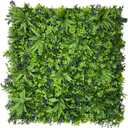 Greenery Grass Wall Boxwood Plant Panels: 20"x20"(16P) with UV Resistant Leaves Artificial Ivy Privacy Hedge Fence Screen for Backdrop,Garden and Indoor Outdoor Plant Wall&Fence Covering