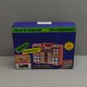 Battery Organizer Storage Holder Box Case with Tester, Stores & Protects Up to 260 Batteries, Double-Clear Locking Lid, Holds AA AAA C D and More (Not Includes Battery Pack) - Black