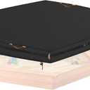 Outdoor Hexagonal Sandbox Cover with Two Night-Vision Reflective Handles and 6.1 Meter Webbing Loops, Featuring an Elastic Drawstring at The Bottom. Suitable for sandboxes up to 74" L x 65" W x 8" H.