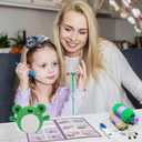 Auoinge Crochet Kit for Beginners Kids, Learn to Crochet Kits for Starters with Step-by-Step Video Tutorials, Knitting Kit for Adults, Amigurumi Family - Octopus Cow Frog (3 Pack)