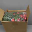 Norme 6 ft Artificial Christmas Cedar Garland Real Touch Greenery Garland with Red Ball Ornaments Xmas Hanging Decoration for Tree Staircase Table Fireplace Mantle Indoor Holiday Festival Home Decor