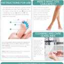 4 x Toe Separators Bunion Corrector - Toe Spacers Yoga Toes Separators for Foot Pain Relief for Hammertoes - Toe Stretcher for Men and Women - 1 Pair - Blue